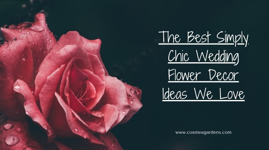 The Best Simply Chic Wedding Flower Decor Ideas We Love